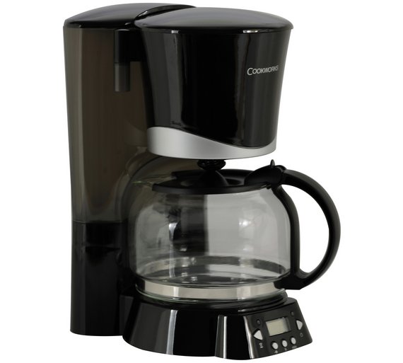 Buy Cookworks Filter Coffee Maker - Black at Argos.co.uk - Your Online Shop for Coffee machines ...